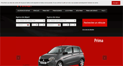 Desktop Screenshot of prima-rentacar.com